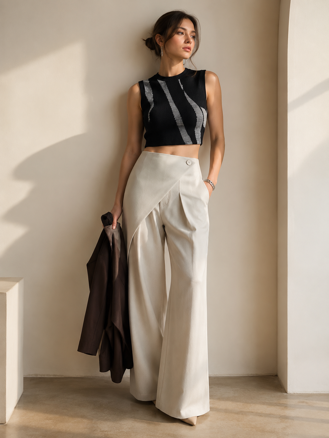 Kadın Yeni model Bol Kesim Pantolon,