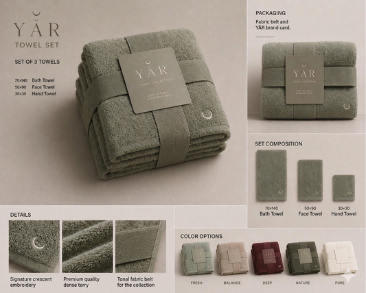 • YAR TOWEL SET: