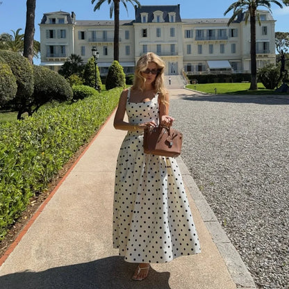 Kadın Tatil Kolsuz Maxi Elbise