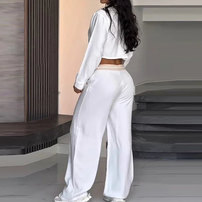 Kadın Uzun Kollu Üst ve Pantolon Takımı