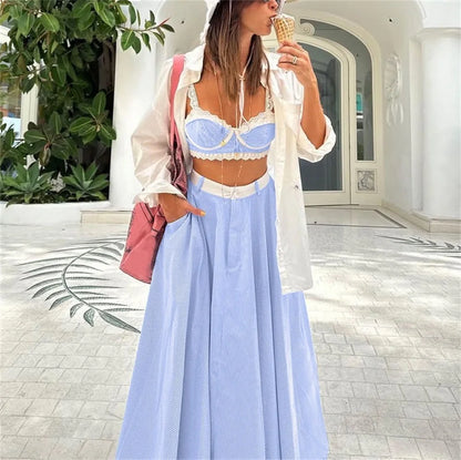 Kadın Dantel Ince askılı Pileli İç Giyim Takımı
