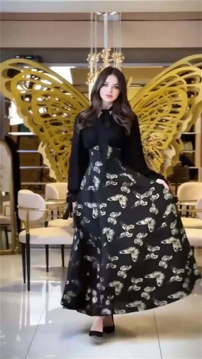 Kadın Davet Dantel Maxi Elbise