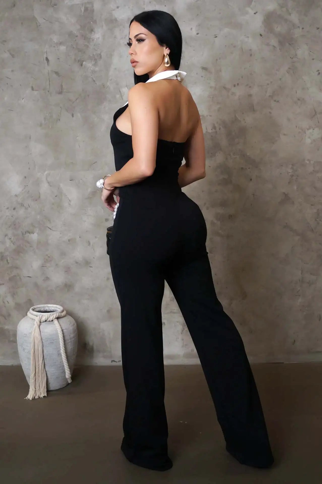 Kadın Gece Ince askılı Kolsuz Tulum