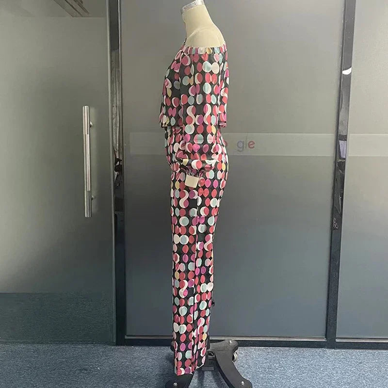 Kadın Uzun Kollu Rahat Kesim Üst ve Pantolon Takımı
