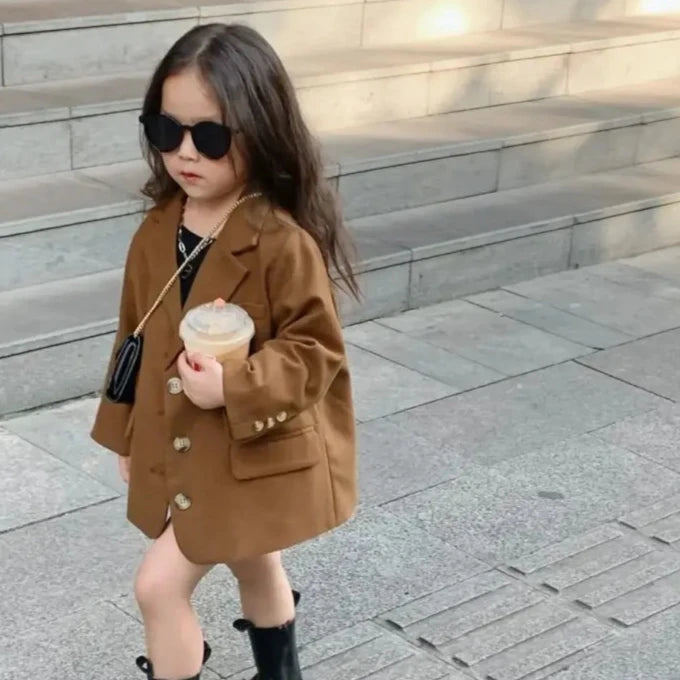 Kız çocuk blazer ceket - genel görünüm