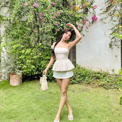 Kadın Tatil Ince askılı Kolsuz Dar Kesim A Kesim Bluz